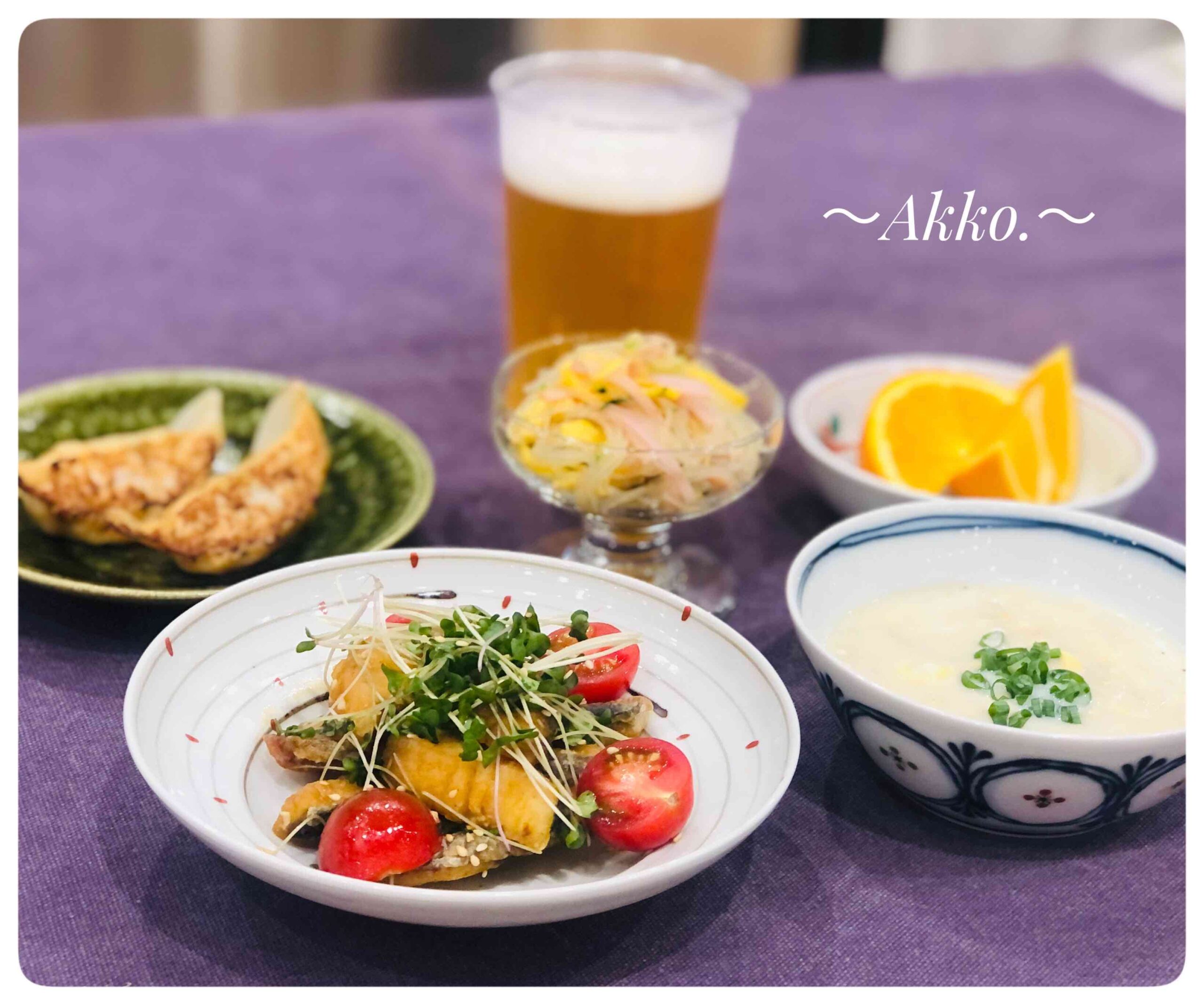 お酒と楽しむ簡単レシピ Akkoの魔法のひと手間（金曜日）【Kコース 